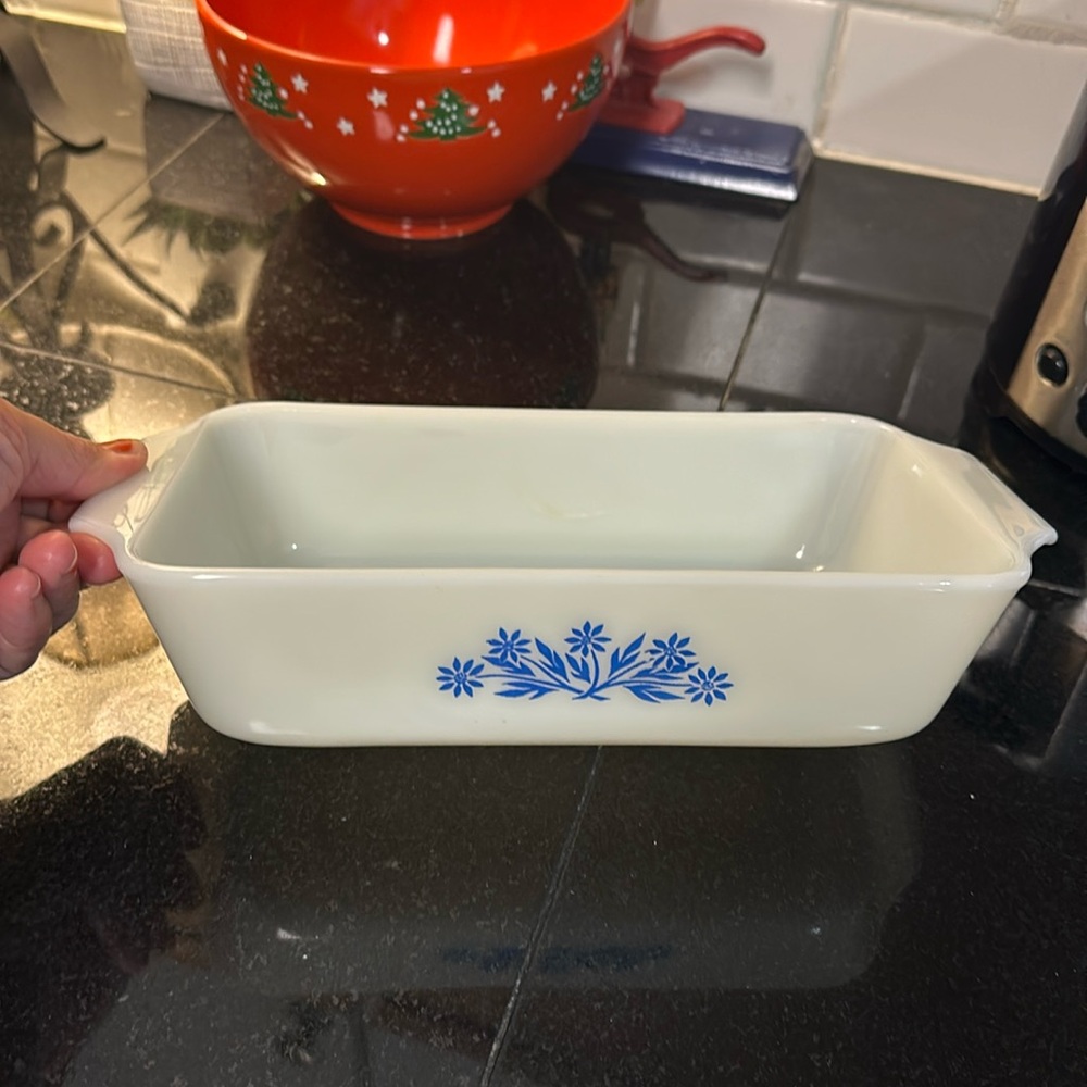 Vintage Anchor Hocking fire king 1 Qt. Loaf dish